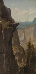 Wodospad Yosemite, z Glacier Point, 1879.