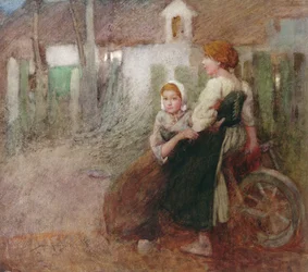 Światło wieczoru (akwarela na papierze)