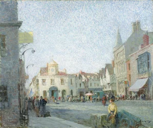 Stratford nad Avon (olej na płótnie)
