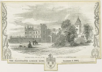 Drayton Bassett - „Drayton Manor” : drzeworyt grawerowany i [ok. 1843]