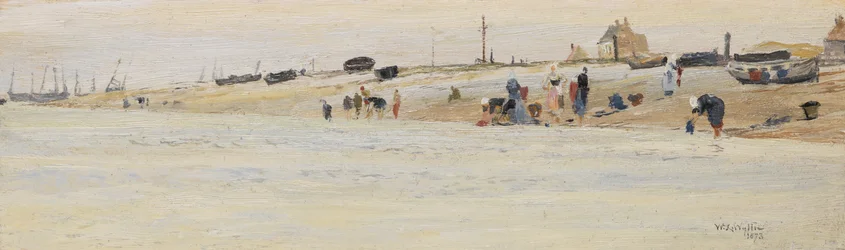 Praczki na plaży, 1873