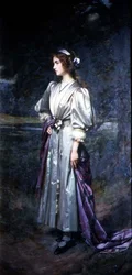Portret Mary Logsdail, córki artysty