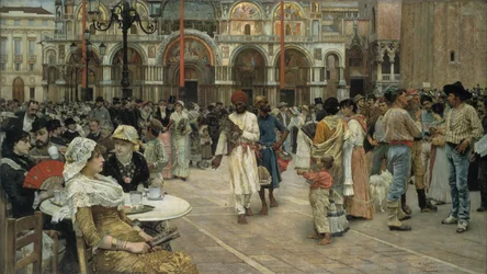Plac Świętego Marka, Wenecja, 1883.