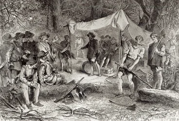 Pierwszy dzień w Jamestown, 14 maja 1607, z 