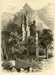 „Skały z komina”, 1872.