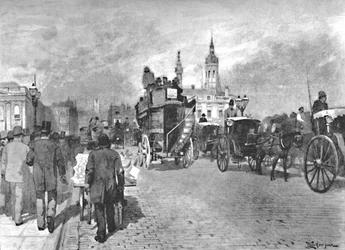 Londyński Most - Przejście, 1891