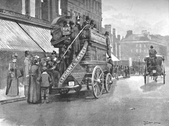 Nowy Targ Mostowy – Walka o autobus, 1891