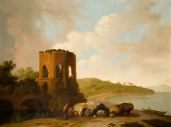 Świątynia Wenus, Zatoka Baiae, 1800.