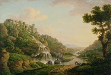 Willa Mecenasa Tivoli, ok. 1770 (akwarela)