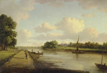 Widok na Tamizę w Richmond (?), ok. 1776 (olej na płótnie)