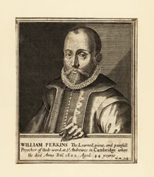 Portret Williama Perkinsa, angielskiego duchownego i teologa z Cambridge