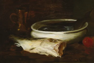 Ryba i martwa natura, ok. 1904-1909 (olej na płótnie)