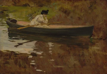 Pani Chase w Prospect Park, 1886.