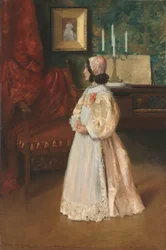 Portret mojej córki Alicji, ok.1895 (olej na płótnie)