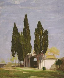 Cyprysy, Palatyn, Rzym