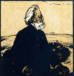 Henrik Ibsen, z „Dwanaście portretów – seria druga”, po raz pierwszy opublikowane przez Williama Heinemanna