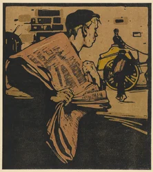 Typy londyńskie: Gazeta Boy
