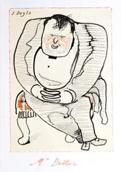 Mr Belloc, ilustracja z „The Winter Owl”, wydanej przez Cecila Palmera, Londyn