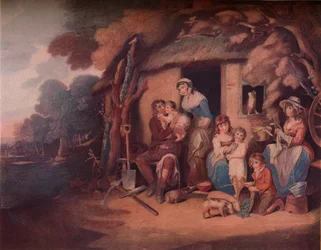 The Husbandmans - Sobotni wieczór: Powrót z pracy, ok. 1789