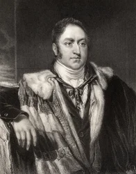 James Walter Grimston, 1. hrabia Verulam, rycina H. Robinson, z „Narodowej Galerii Portretów, tom II”, wydana ok. 1835