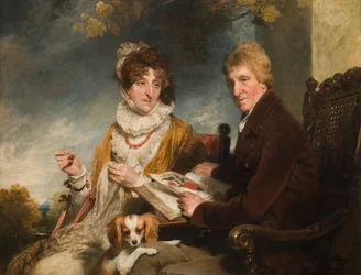 Portret mężczyzny i kobiety, 1818.