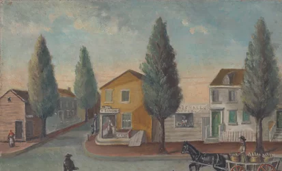 Wagon piekarza, lata 70. XIX wieku.