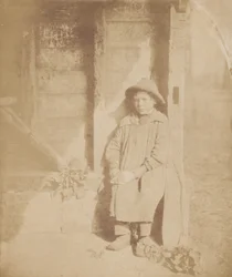 Chłopiec obierający rzepę, ok. 1854 (zdjęcie)