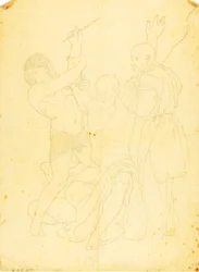 Mojżesz, Aaron i Hur na górze Horeb (badanie w szatach)
