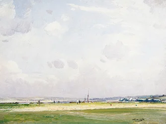 Westward Ho - Dwunasty Zielony, XX wiek (olej na desce)