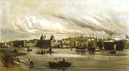Greenwich i pancernik (lito)