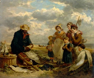 Czarny budowniczy łodzi, około 1850