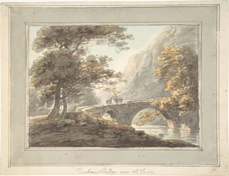 Denham Bridge na Tavy, 1780-1830.
