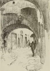 Łuki, Via Strozzi