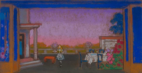Ogród Marcowego Zająca (scenografia do Alicji w Krainie Czarów)