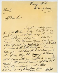 List od Williama Pitta Młodszego, październik 1790.