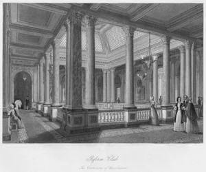 Klub Reform. Korytarze Salonu, ok. 1841 r.