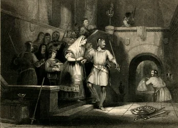 „Ocalenie hrabiny De Burgh z zamku Montgomery”, 1836 r.
