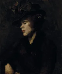 Portret Idy Nettleship (olej na płótnie)