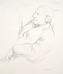 Sir Francis Seymour Haden śpi, 1897.