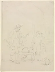 Cały kamień szlifierski, c. 1850.