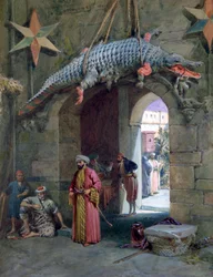 Drzwi w Kairze, 1884