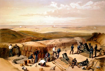 Nowe prace podczas oblężenia Sewastopola..., wojna krymska, 1853-1856