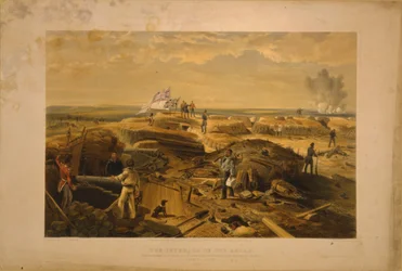Wnętrze Redanu wyjęte z jego lewej ściany, 1855