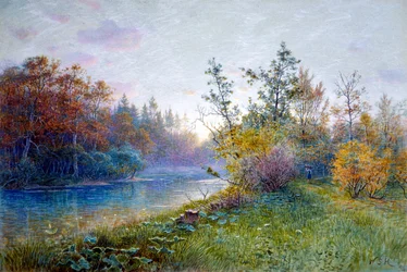 Zapora Młyńska w Traunstein, 1894.