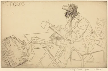 Szkicowanie Alphonse Legros