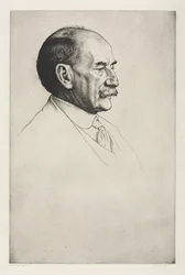 Thomas Hardy, twarzą w prawo, 1910.