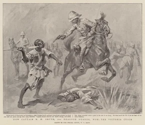 Jak kapitan N M Smyth, 2nd Dragoon Guards, zdobył Krzyż Wiktorii