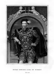 Henry Howard, hrabia Surrey, angielski arystokrata i poeta, 1829.