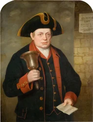 Portret Jacoba Wilsona 1799-1882 Ostatni Crier z Birmingham, 1868-69.