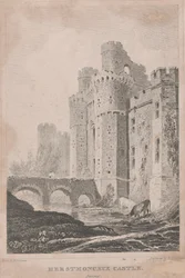 Zamek Herstmonceux, Sussex
